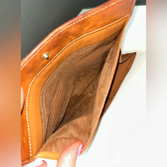 Celine Vintage Brown Macadam Continental Wallet - Picture 9 of 15